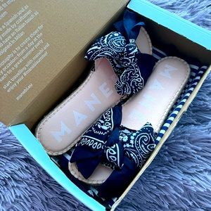 Manebi Bandana Espadrilles Sandals